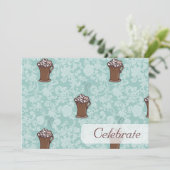 Ro-Kakao, 5"" Einladung x7 (Stehend Vorderseite)