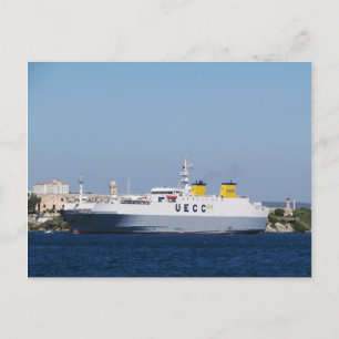 Ro-Rofahrzeug-Transporter Montlhery Postkarte