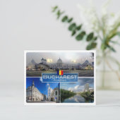 RO - Rumänien - Bukarest Postkarte (Stehend Vorderseite)