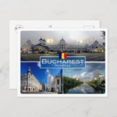 RO - Rumänien - Bukarest Postkarte (Vorne/Hinten)
