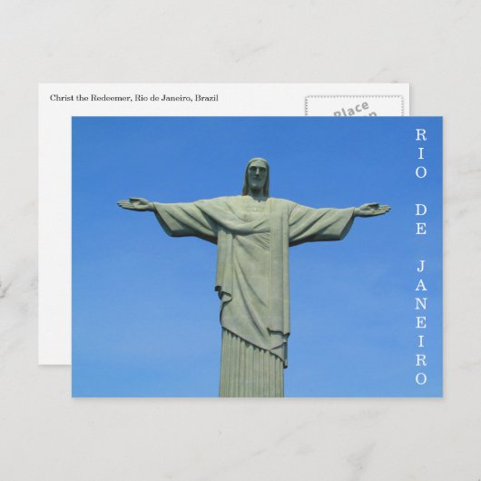 Ro-Schatzstatue Postkarte (Vorne/Hinten)