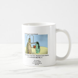 Roach Motel Funny Cartoon Kaffee Tasse