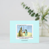 Roach Motel Funny Cartoon Postkarte (Stehend Vorderseite)