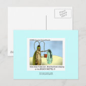 Roach Motel Funny Cartoon Postkarte (Vorne/Hinten)