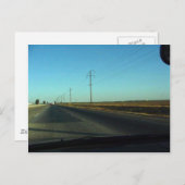 Road Bakersfield Postkarte (Vorne/Hinten)