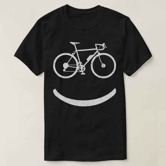 Road Bike Racing Bicycle Biker T-Shirt (Design vorne)