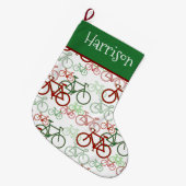 Road Bikes Personalisierter Weihnachts-Strumpf Großer Weihnachtsstrumpf (Vorderansicht (hängend))