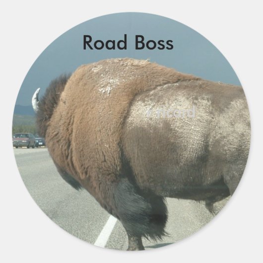 Road Boss Sticker (Vorderseite)