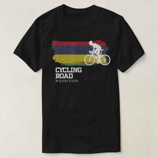 Road Cycling Mauritius Road Bike Speed Bicycle Roo T-Shirt (Design vorne)