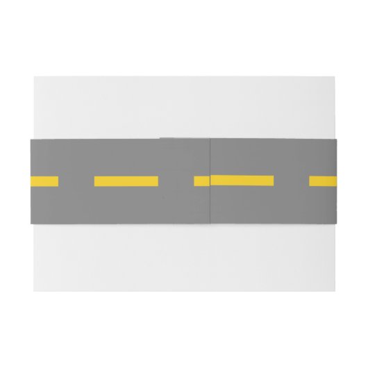 Road Einladungsbanderole (Rückseitenbeispiel)