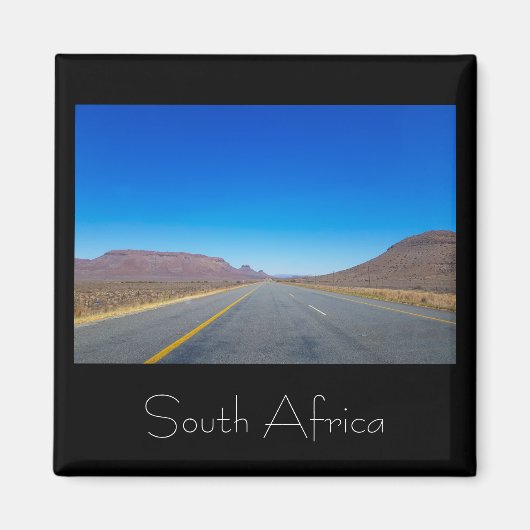 Road Highway Landscape Südafrika SA Magnet (Vorne)