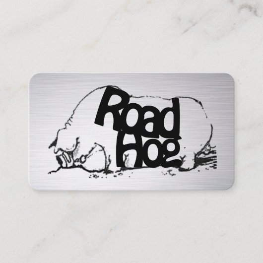 Road Hoch Motorrad-Visitenkarte Visitenkarte (Vorderseite)