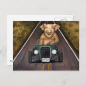 Road Hog Postkarte (Vorne/Hinten)