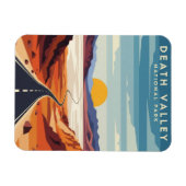 Road in Death Valley Nationalpark Souvenir Magnet (Horizontal)