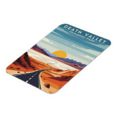 Road in Death Valley Nationalpark Souvenir Magnet (Linke Seite)