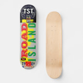 ROAD ISLAND Skateboard (Vorderseite)