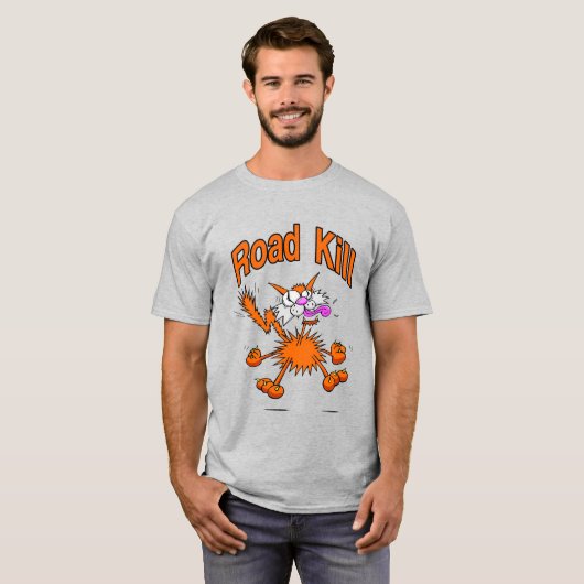 Road Kill Cat T-Shirt (Vorne ganz)