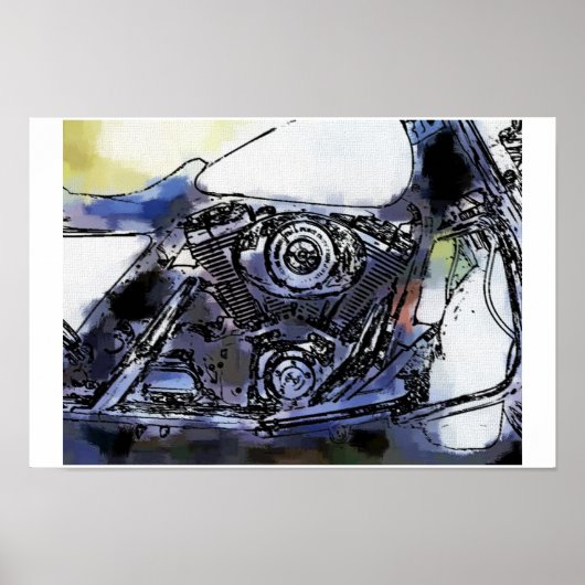 Road King Custom Poster (Vorne)