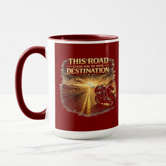 Road Leads to Your Destination Combo Mug Tasse (Links)