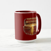 Road Leads to Your Destination Combo Mug Tasse (VorderseiteRechts)