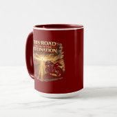 Road Leads to Your Destination Combo Mug Tasse (Vorderseite Links)