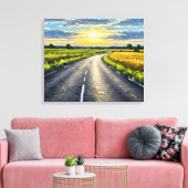 Road Leinwanddruck (Insitu (Wohnzimmer))