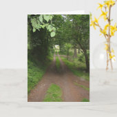 road less traveled karte (Gelbe Blume)
