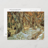 Road Menders, Vincent van Gogh Kunst Postkarte (Vorne/Hinten)