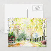Road Postkarte (Vorne/Hinten)