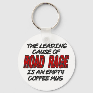 Road Rage Coffee Spaß Schlüsselkette Schlüsselanhänger