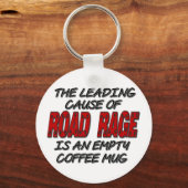 Road Rage Coffee Spaß Schlüsselkette Schlüsselanhänger (Vorderseite)