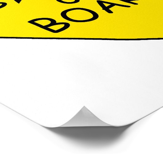 Road Rage Spaß Poster (Ecke)