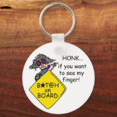 Road Rage Spaß Schlüsselanhänger (Vorderseite)