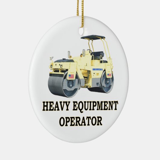 ROAD ROLLER KERAMIKORNAMENT (Rechts)