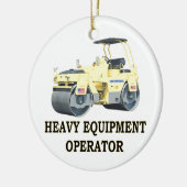 ROAD ROLLER KERAMIKORNAMENT (Links)