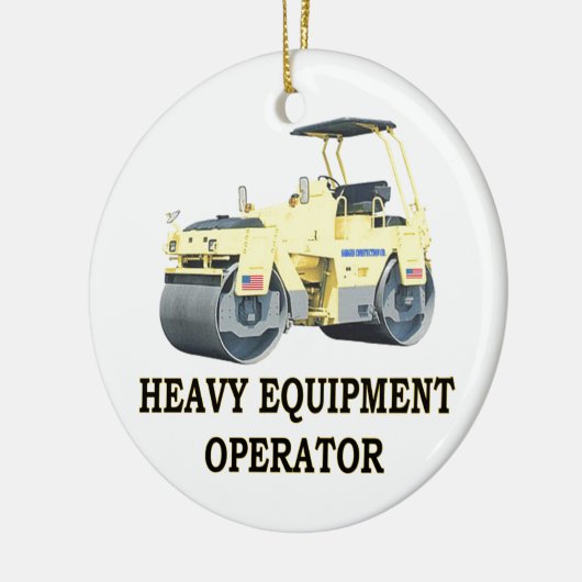 ROAD ROLLER KERAMIKORNAMENT (Links)