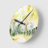 Road Runde Wanduhr (Winkel)