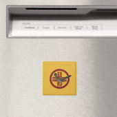 Road Runner aus New Mexico  Magnet (In Situ (Geschirrspüler))