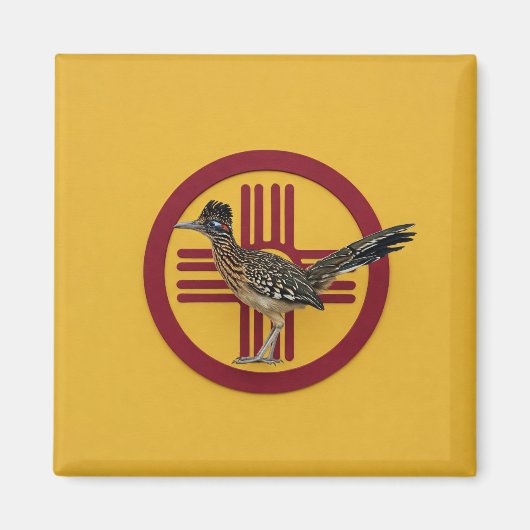 Road Runner aus New Mexico  Magnet (Vorne)
