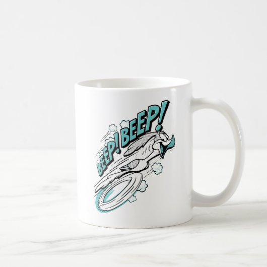 ROAD RUNNER™ BEEP BEEP!™ Halbton Kaffeetasse (Rechts)