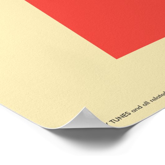 ROAD RUNNER™ BEEP BEEP!™ Sunset Graphic Poster (Ecke)