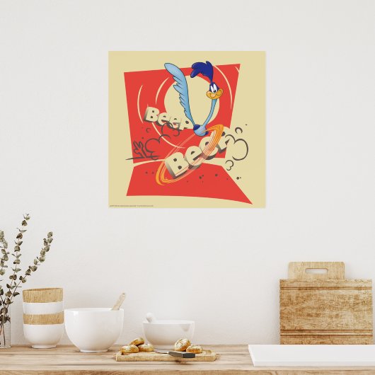 ROAD RUNNER™ BEEP BEEP!™ Sunset Graphic Poster (Küche)