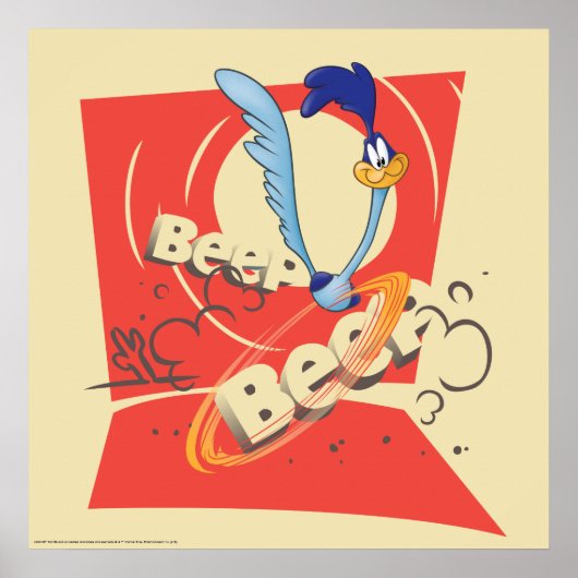 ROAD RUNNER™ BEEP BEEP!™ Sunset Graphic Poster (Vorne)