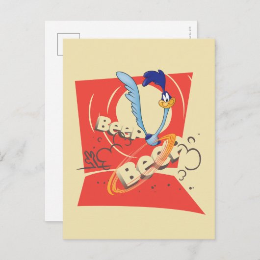 ROAD RUNNER™ BEEP BEEP!™ Sunset Graphic Postkarte (Vorne/Hinten)