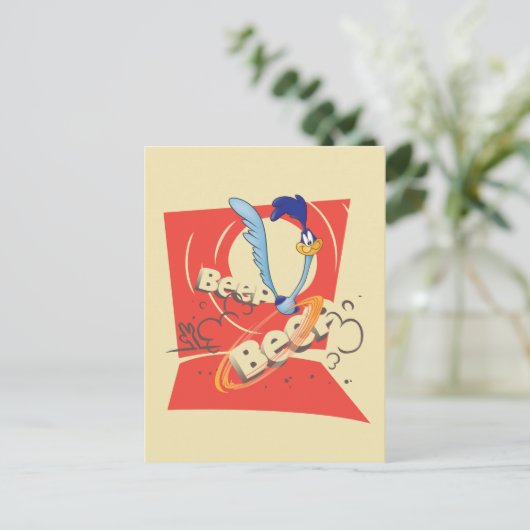 ROAD RUNNER™ BEEP BEEP!™ Sunset Graphic Postkarte (Stehend Vorderseite)