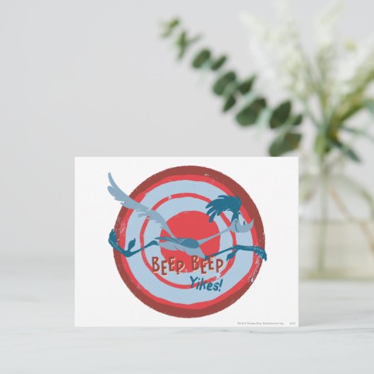 ROAD RUNNER™ BEEP BEEP!™ Yikes! Postkarte (Stehend Vorderseite)