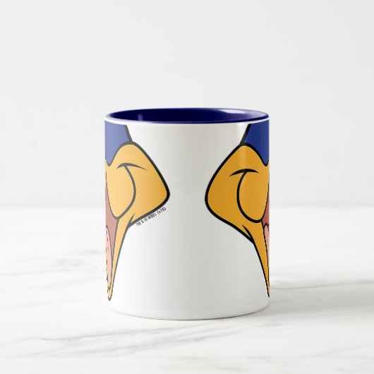 ROAD RUNNER™ Big Mouth Zweifarbige Tasse (Mittel)