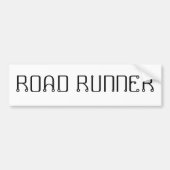 Road Runner Bumper Sticker Autoaufkleber (Vorne)