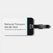 ROAD RUNNER™ Football Club Badge Gepäckanhänger (Rückseite horizontal)