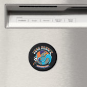 ROAD RUNNER™ Football Club Badge Magnet (In Situ (Geschirrspüler))